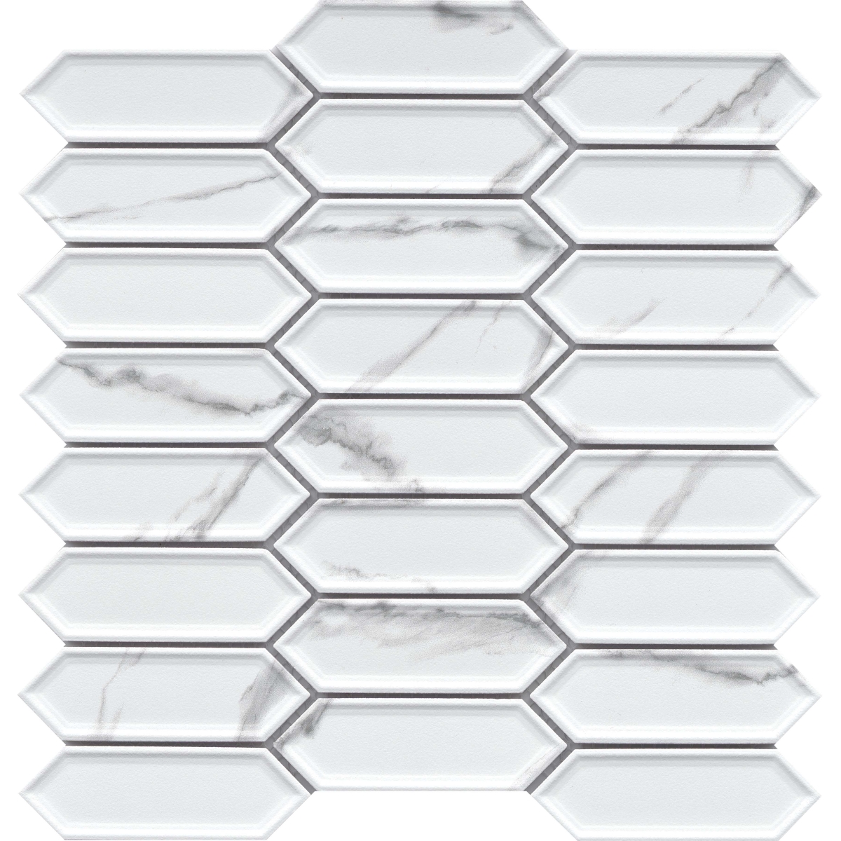 Elegan Matte Picket Mosaic